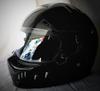 Glossy Black SIMPSON BANDIT Style Motorcycle Helmets DOT approved w smoked lens