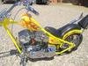 2001 custom chopper motorcycle fuel tank rear
