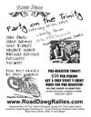 Party on the Trinity in Liberty, Texas TX Motorcycle Rally Flyer Poster