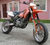 2004 KTM 525 EXC Super Motard red (this motorcycle is for example only; please contact seller for pics of the actual bike for sale)