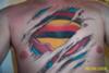 JEALOUS? Superman Ye Old Chest Piece Tattoo