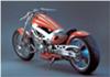 1999 - 2006 Red and White Custom Honda VTR 1000 F Super Hawk Motorcycle