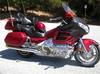 2003 Honda Goldwing GL 1800 with red paint color option