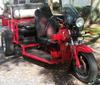 VW Trike 1600 Single port motor, 4 speed transission with reverse. Seats 3 plus the driver.