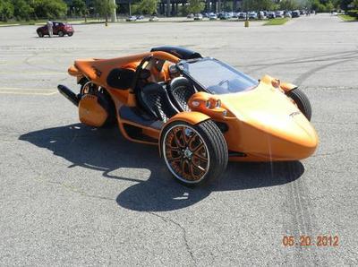 Orange 2010 Campagna T-Rex T Rex Trike (this photo is for example only; please contact seller for pics of the actual motorcycle for sale in this classified)