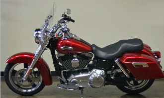 2012 Harley Davidson FLD103 Dyna w Ember Red Sunglo paint color 