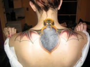 evil big bat tattoos tattoo designs flash wing tattoos back china simple small 