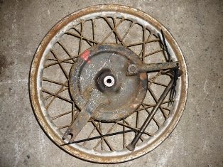 1941 Indian Scout 741 Rear Wheel Rims 