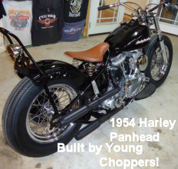1954 Harley Davidson Panhead Motorcycle