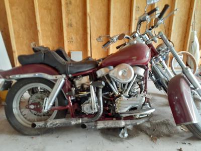 1958 Harley Panhead Motorcycle for Sale Belt Driven All Primary s