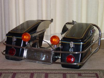 1976 Honda Goldwing GL1000 Hard Side Bags Wired for Lights