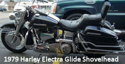 1979 Harley Davidson Electra Glide Shovelhead Motorcycle