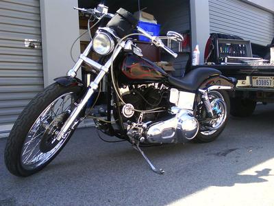 1983 Harley Lowrider Modified FXSB Custom Harley Davidson
