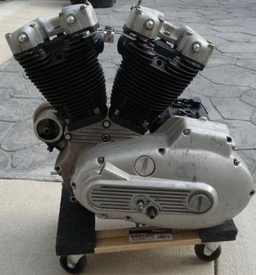 1985 Harley Ironhead Sportster Motor Engine w good looking jugs and heads