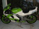 Neon Lime Green and White 1995 Kawasaki ZX6 for sale by owner