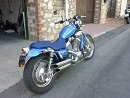 1996 Yamaha 535 Virago with blue paint color
