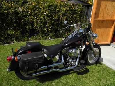2000 Harley Davidson HD Fatboy w removable windshield and sissy bar