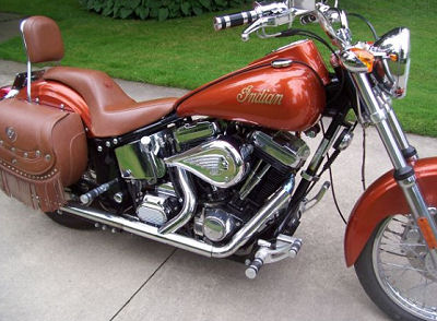 2001 Indian Scout Motorcycle 100th Anniversary Edition w factory S&S motor transmission custom paint and saddlebags