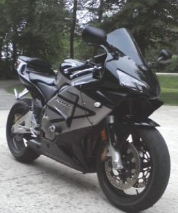 Jet Black 2003 Honda CBR 600RR with Lots of Aftermarket Parts and Accessories