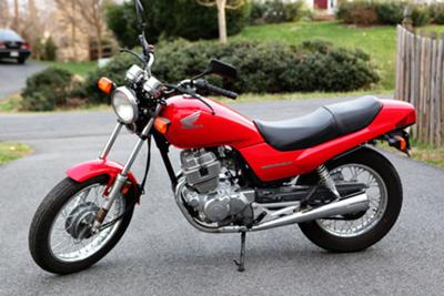 Red 2003 Honda Nighthawk 250cc