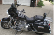 2004 harley davidson electra glide touring motorcycle picture black