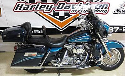 005 Harley Davidson Screamin Eagle Electra Glide w Two-Tone Light Candy Teal / Dark Candy Teal paint color
