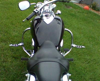 2005 Kawasaki Mean Streak 1600 Gas/ Fuel Tank and Seat