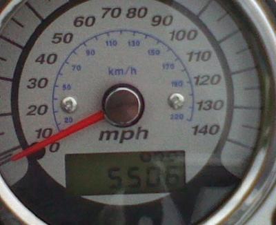 2005 Kawasaki Mean Streak 1600 odometer