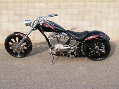 2006 Vicious Cycles Outlaw 2 Cycle w 110ci, rev tech engine, 300 rear tire, 6-spd. Transmission, 3