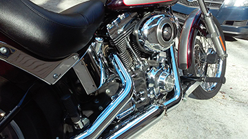 2007 Harley Davidson Softail Custom Screamin Eagle Exhaust Pipes