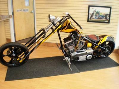  Last Laugh 2009 Design Worx  Custom Chopper with Yellow and Black OCC  Paint Job by Nubs