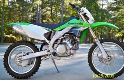 Lime Green 2009 Kawasaki KLX450R only 130 Miles for sale by owner