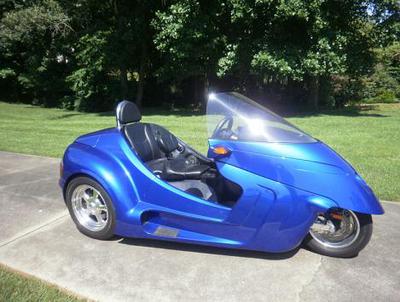 2009 Thoroughbred Motorsports Stallion Trike (this photo is for example only; please contact seller for pics of the actual motorcycle for sale in this classified)