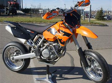 2005 450 SMR Super Motard Dirt Bike (this photo is for example only; please contact seller for pics of the actual dirt bike motorcycle  for sale in this classified)