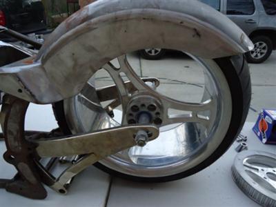 Custom Ron Simms Motorcycles Fender, Wheel and Tire for Sale by owner