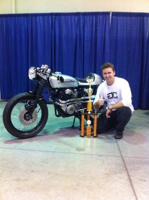 Award Winning Custom Silver Bullet Motorcycle 