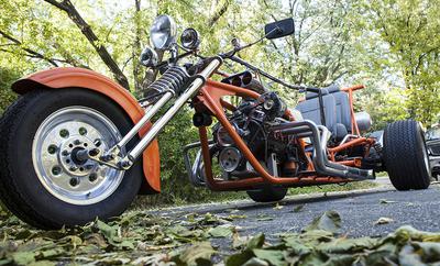 Custom V8 Trike Motorcycle