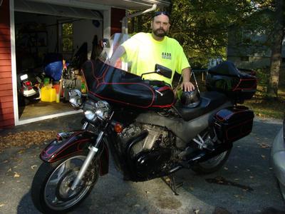 Picture of My 1993 Suzuki VX800 and Me