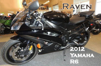 2012 Yamaha R6 YZF R6 w Raven paint color