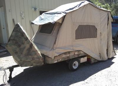Small 2012 Lees-ure Lite Excel Pop Up Motorcycle Camper Trailer for Sale in NM