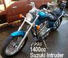 1400cc 1995 Suzuki Intruder 1400 w blue paint color