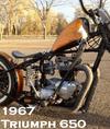 1967 Triumph 650 Custom, Award Winning Show Bike - A Beautiful Vintage Motorcycle 