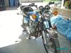 Blue 1974 Honda CB550 (this motorcycle is for example only; please contact seller for pics of the actual bike for sale)
