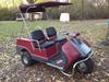 1975 HD 3-Wheel 2-stroke Golf Cart for sale by owner.  The cart has new headlights not shown on this photo