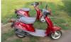 Red 2000 Yamaha Razz Scooter  (this photo is for example only; please contact seller for pics of the actual  motor scooter for sale in this classified)