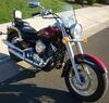 2000 Yamaha V Star 650 Classic w Burgundy Red Paint color