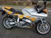 Mandarin Orange and Silver Paint Color 2001 BMW R1100S MOTORCYCLE