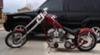 2004 Sain Custom Chopper w 110 Rev Tech engine, custom motorcycle paint and a wide 200 rear tire