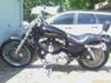 Black and Chrome 2005 Custom Harley Sportster XLH