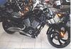 Black 2007 Victory 8 Ball w swept exhaust pipes and a passenger seat
